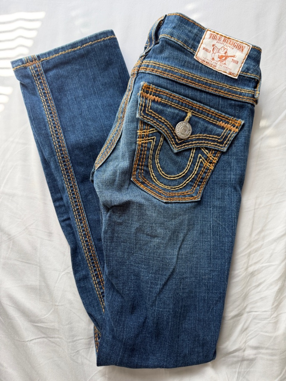 True Religion Joey Super T Flared Jeans size 24